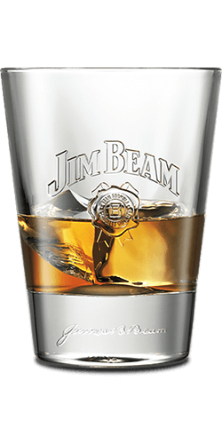 Glass of Jim Beam®.