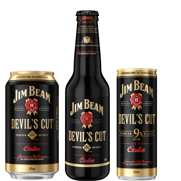 Packshots of Jim Beam® Devil’s Cut®