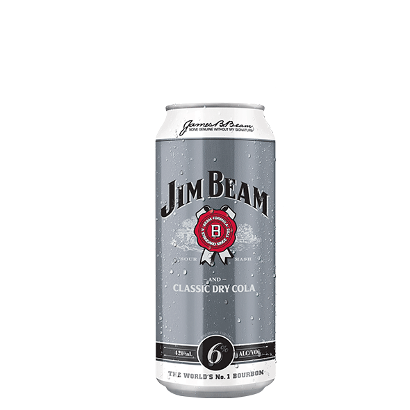 Packshot of Jim Beam® Classic Dry and Cola