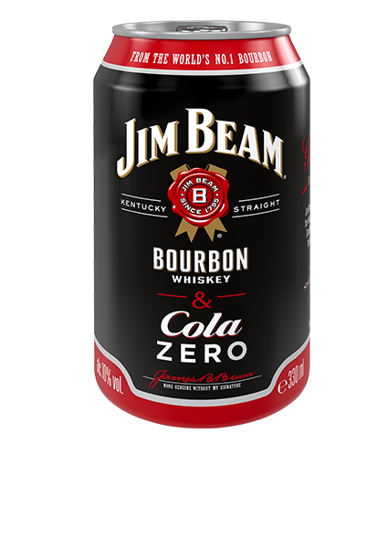 JIM BEAM® COLA ZERO Packshot