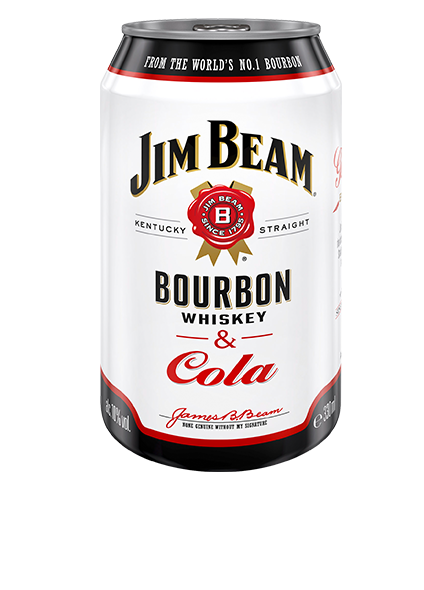 Jim Beam® & Cola Packshot.
