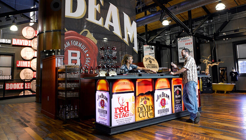 O Beam Bar na Jim Beam American Stillhouse.