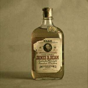 Old James B. Beam bottle.