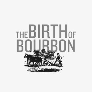 The birth of bourbon logo.