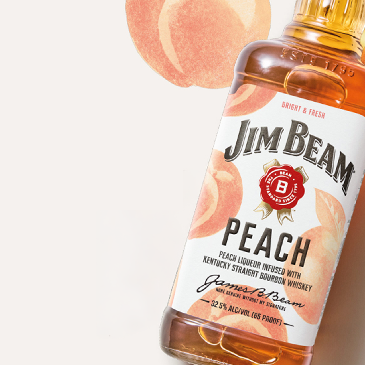 Jim Beam Peach Background Image