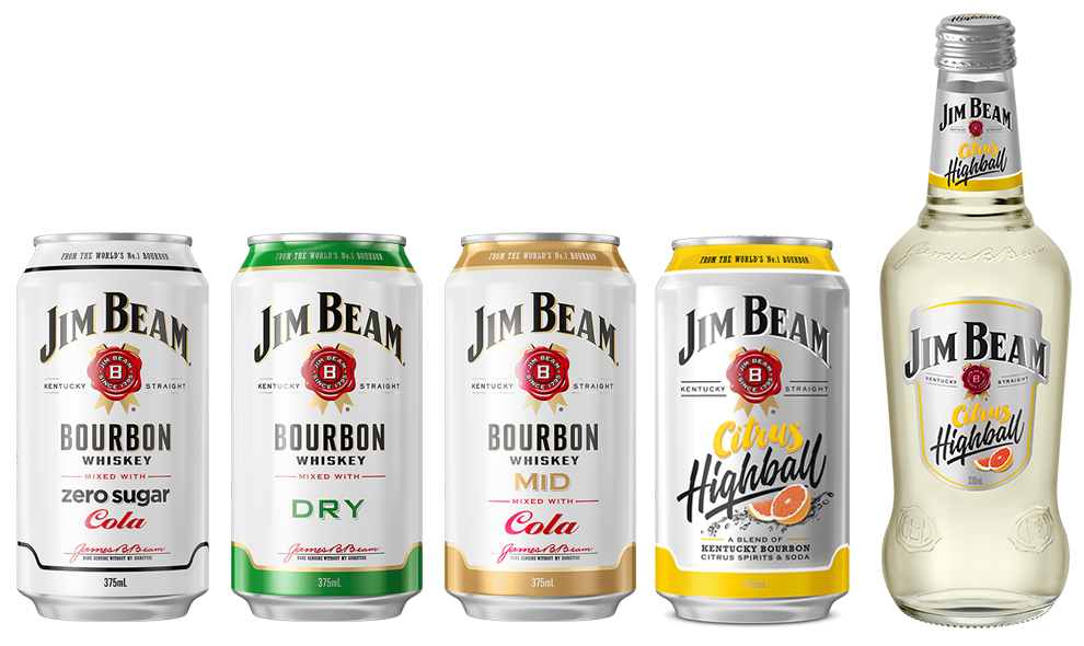 Jim Beam® White Label RTD variants
