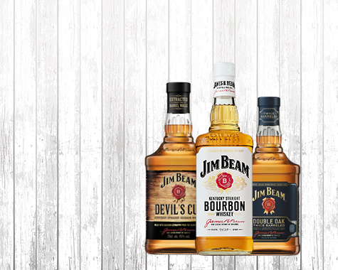 Kentucky Straight Bourbon Whiskey: Jim Beam®.