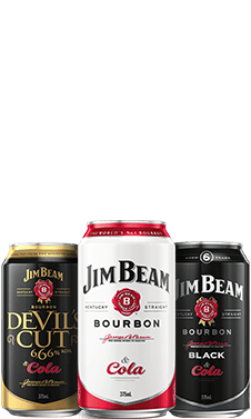 Packshot of Jim Beam® Cans
